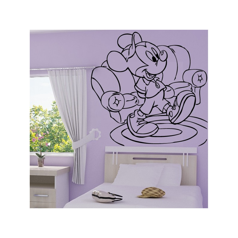 Sticker Mural Mickey 
