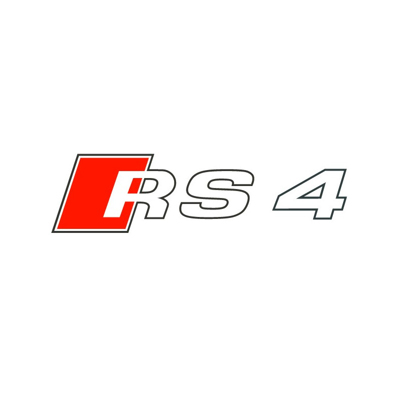 Sticker Logo Audi RS 4
