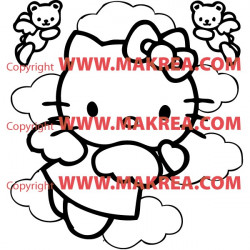 Sticker Hello Kitty Ange