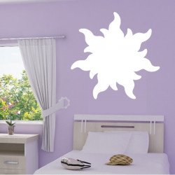 Sticker Fleur de soleil Plein - Raiponce Wall Disney