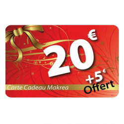Carte cadeau 20€ valeur 25€