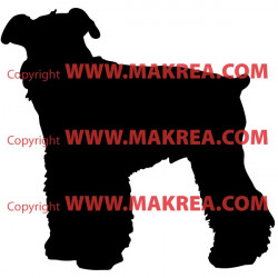 Sticker Chien Fox Terrier