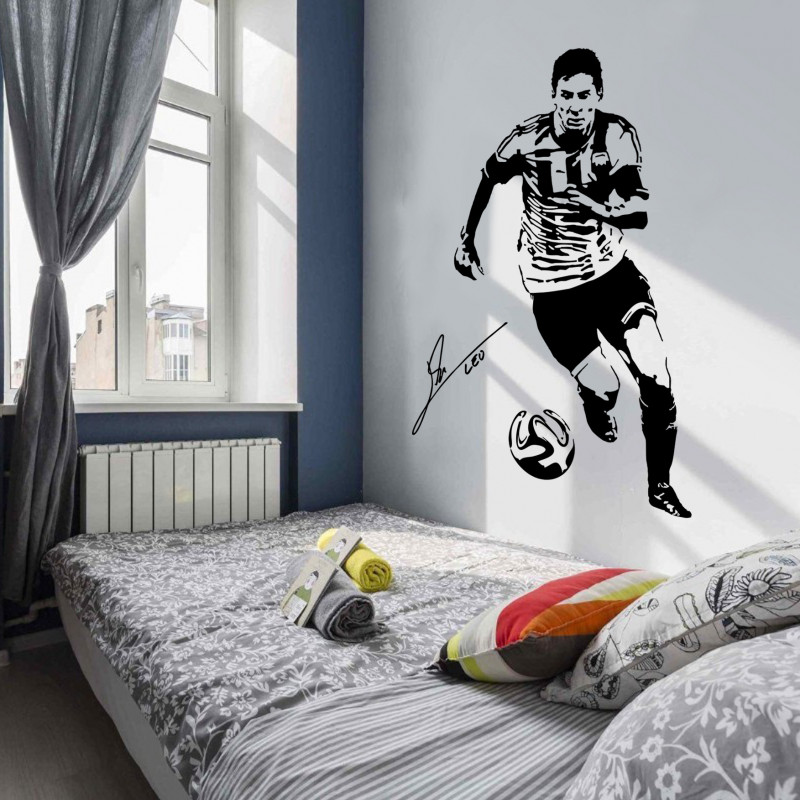 Sticker Lionel Messi joue au foot