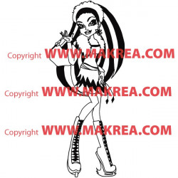 Sticker Monster High - Abbey Bominable