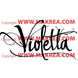 Sticker Violetta - Logo