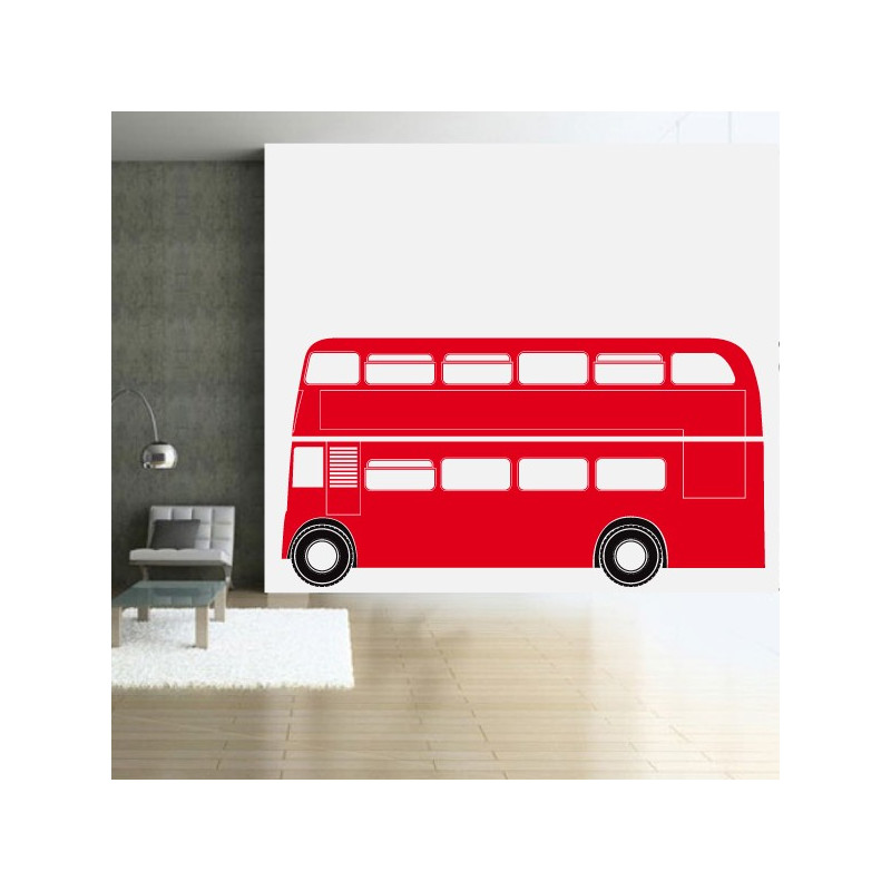 Sticker Géant Londres - Bus Anglais