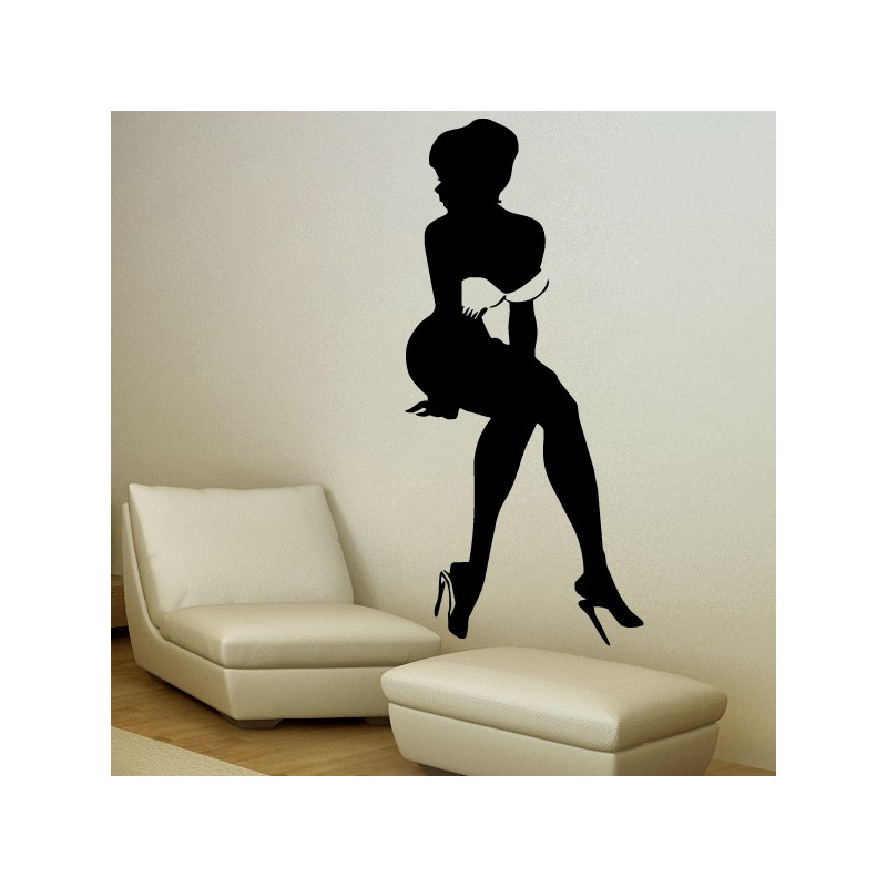 Sticker Pin-Up assise