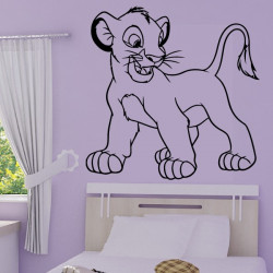 Sticker Roi Lion - Lionceau Simba