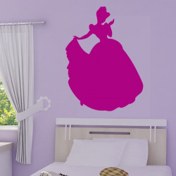 Sticker Princesse Disney - Silhouette Cendrillon