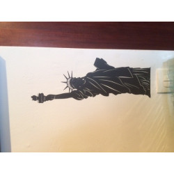 Sticker New-York - Statue de la Liberté Réaliste
