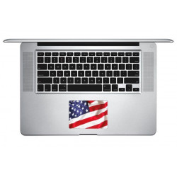 Sticker Drapeau USA pour TrackPad Mac