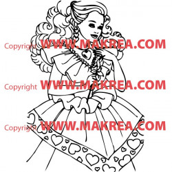 Sticker Princesse 8