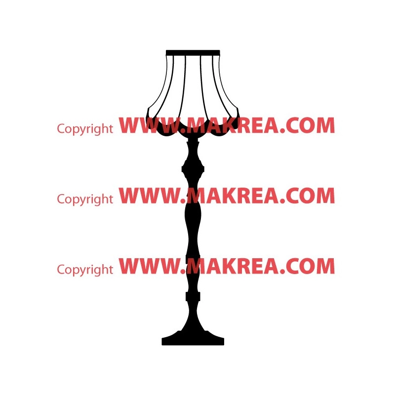 Sticker Lampe Baroque
