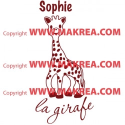 Sticker Sophie la girafe