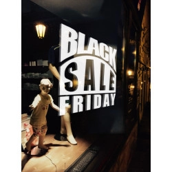 Sticker Vitrine Black Sale Friday
