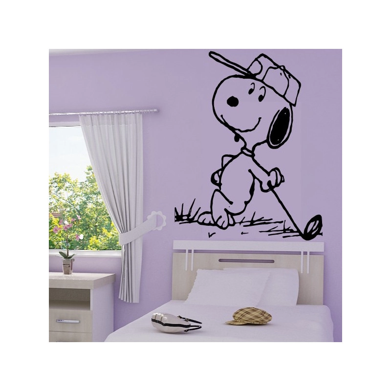 Sticker Snoopy au Golf