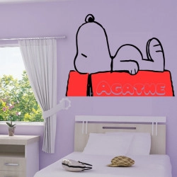 Sticker Snoopy dort - bi color