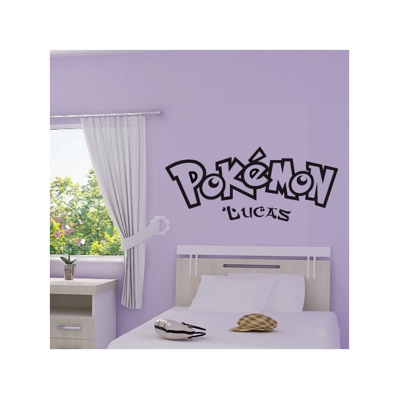 Sticker Ecriture Pokémon