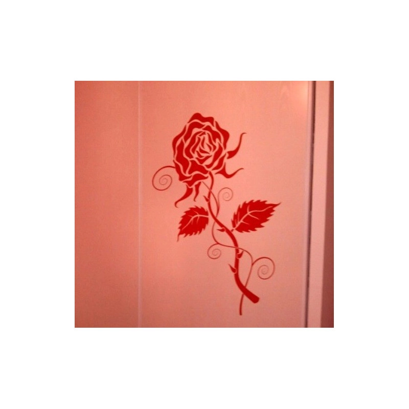 Sticker Fleur Rose