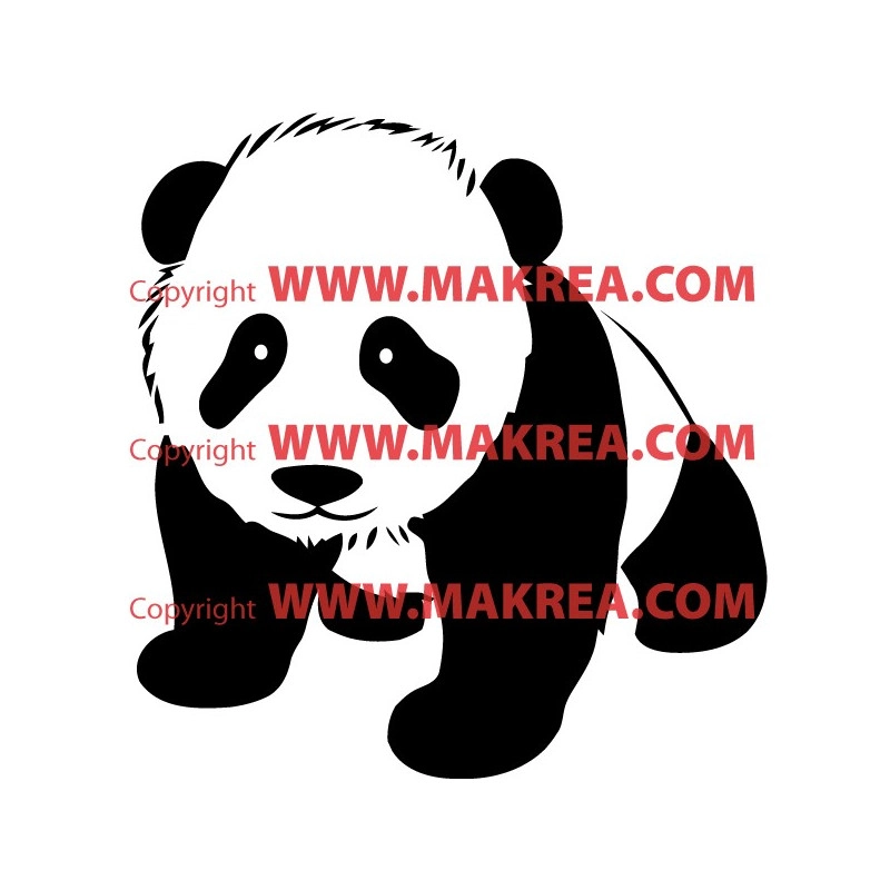 Sticker bébé panda