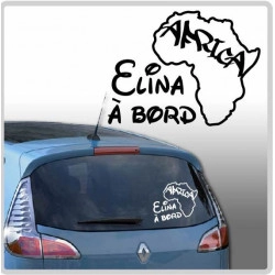 Sticker Bébé à Bord - Africa