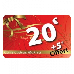 Carte cadeau 20€ valeur 25€