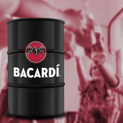 Sticker Bacardi