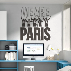 Sticker Lionel Messi - We are Paris