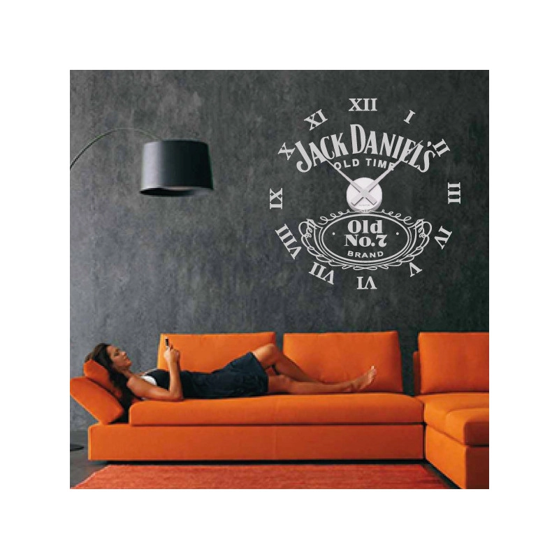 Sticker Horloge Jack Daniel's