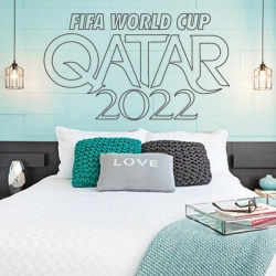 Sticker Logo Foot Mondial - FIFA World Cup Qatar 2022