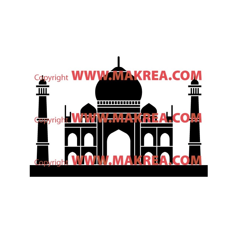 Sticker Taj Mahal 3