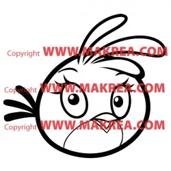 Sticker Angry Birds - Pink Bird Stella