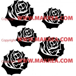 Sticker Kit 5 roses