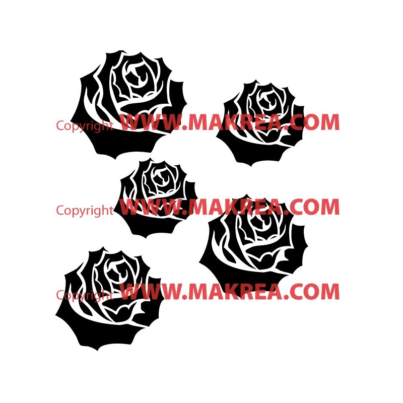 Sticker Kit 5 roses