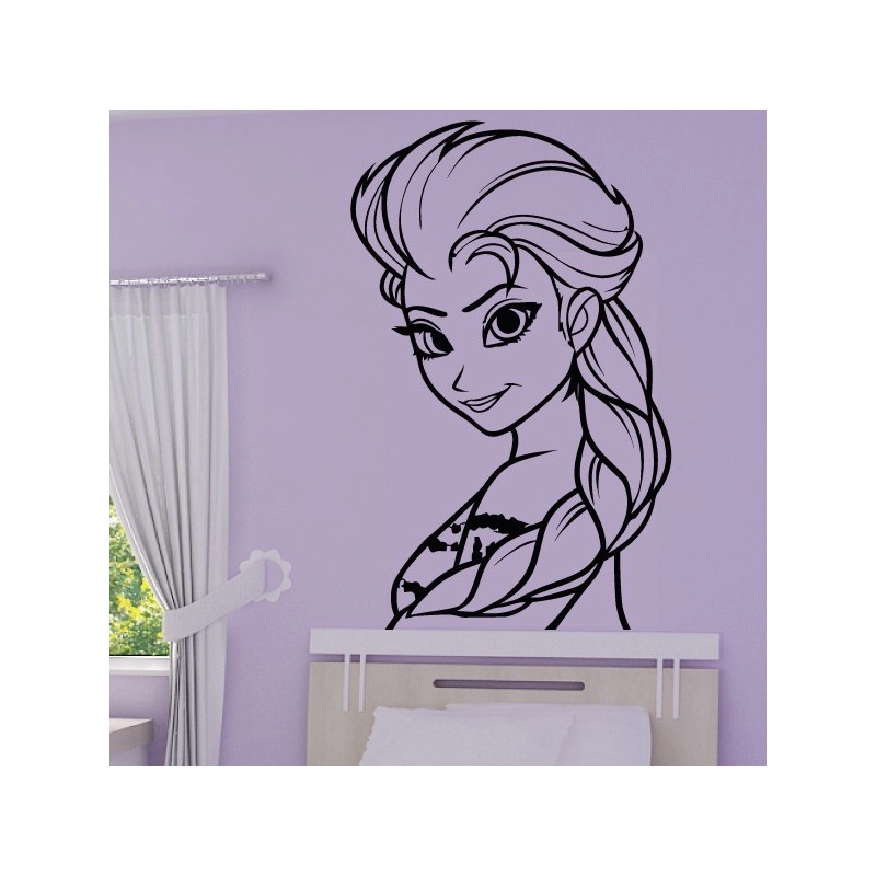 Sticker La Reine des Neiges - Elsa Portrait