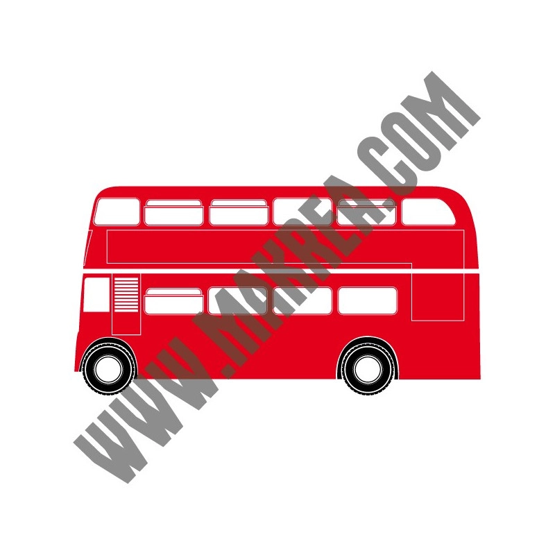 Sticker Géant Londres - Bus Anglais