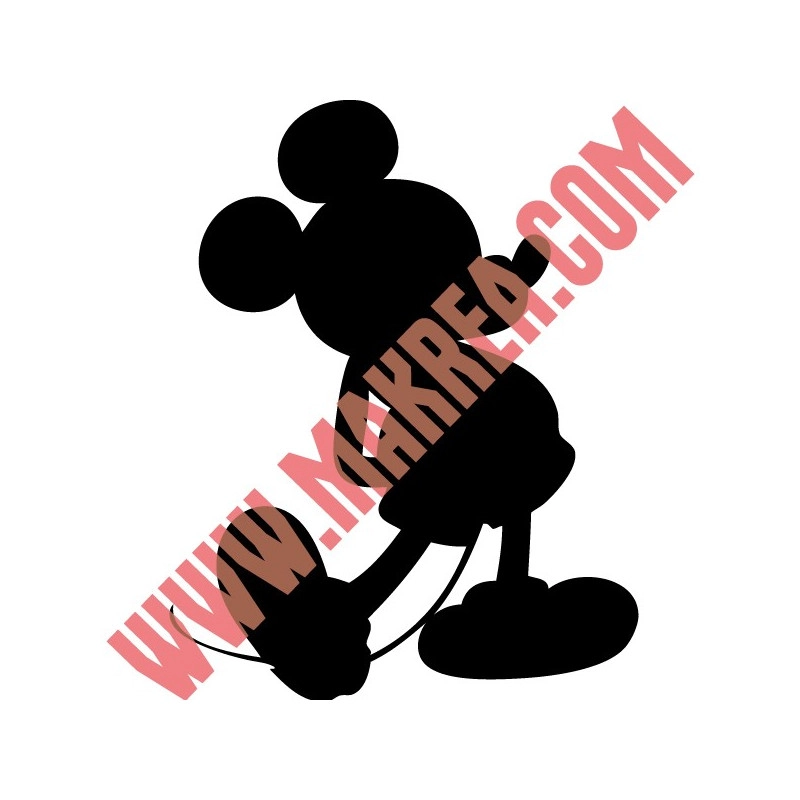 Sticker Mickey - Silhouette