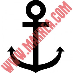 Sticker Pirate - Ancre de bateau