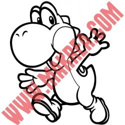 Sticker Mario Bros - Yoshi