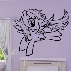 Sticker My Little Pony - Rainbow Dash