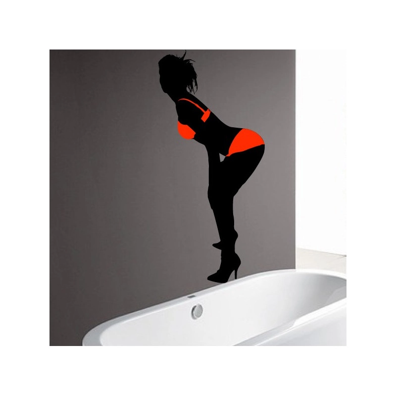 Sticker Femme sexy maillot de bain - Bi-Colors 6