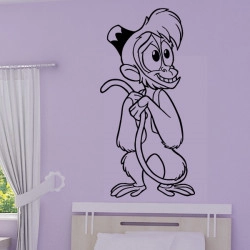 Sticker Aladdin et Jasmine - Abu le petit singe