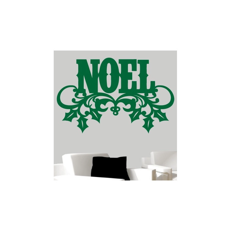 Sticker Noël - Noël Branche de Gui