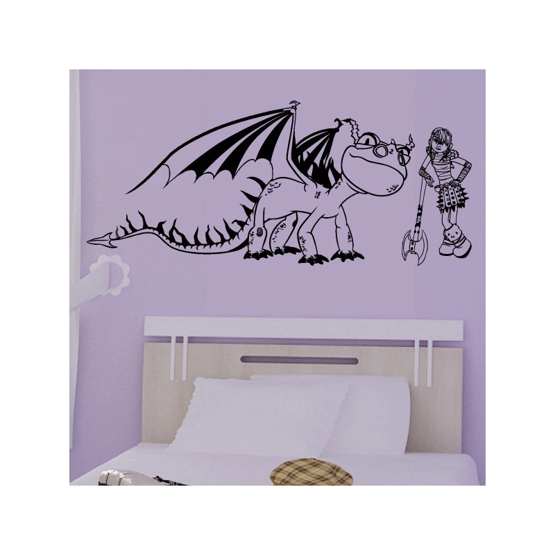 Sticker Dragons - Tempête et Astrid