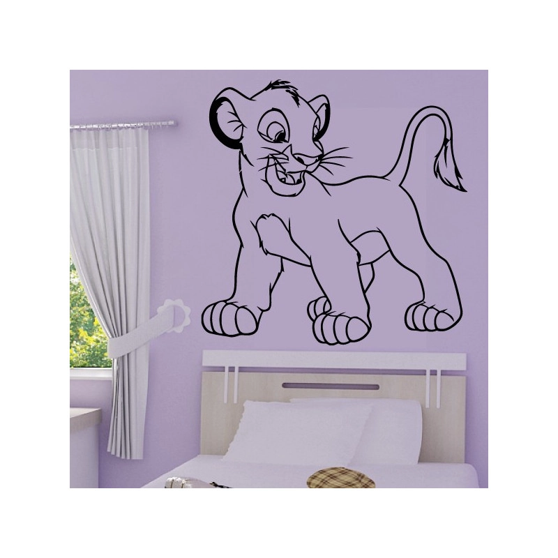 Sticker Roi Lion - Lionceau Simba