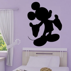 Sticker Mickey - Silhouette bras ouverts