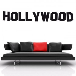 Sticker Cinema - Lettrage Hollywood