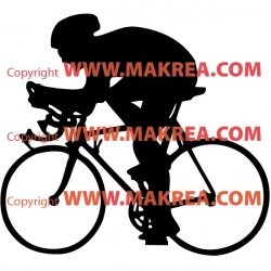 Sticker Cycliste 2