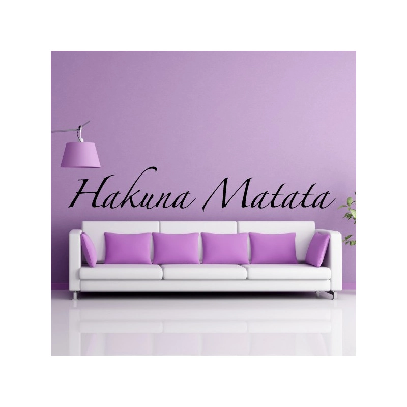 Sticker Lettrage Hakuna Matata