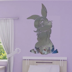 Sticker Miroir - Miss Bunny